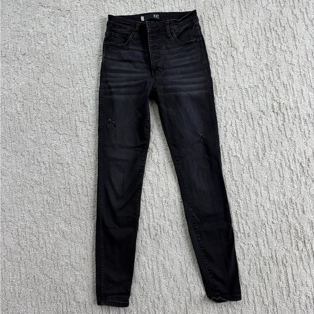 NWOT Kut from the Kloth Black Skinny Jeans